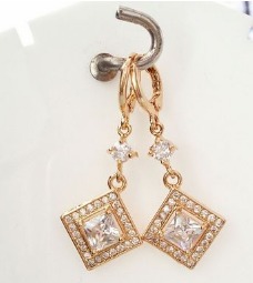 Golden Top Quality Women'S Earrings