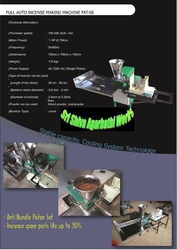 manual agarbatti making machine