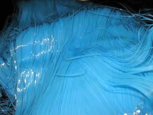 Blue Fine Quality Pp Raffia Scrap