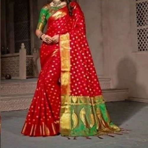 Party Wear Embroidery Silk Saree