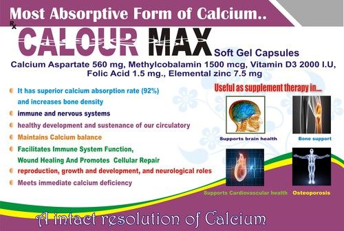 Calour Max Softgel Capsule Suitable For: Adults