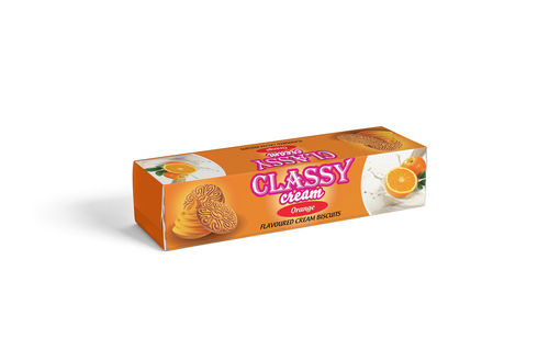 Classy Orange Cream Biscuits