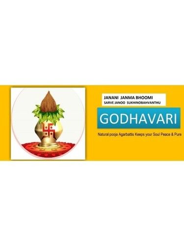 Godhavari Natural Pooja Incense Stick Burning Time: 1 Hours