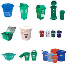 Litter Bins With Permanent Structure: GBRSS Series (Sintex)