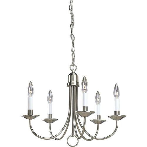 Brushed Nickel Finish Chandelier