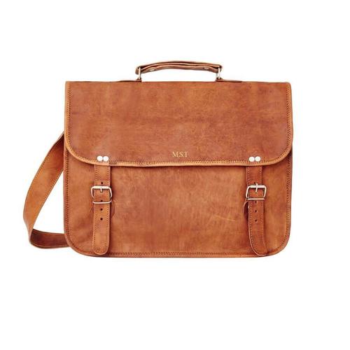 Mena S Large Leather Laptop Bag With Handle at Best Price in Udaipur ...