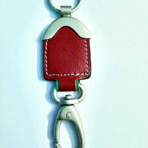 Brown Fancy Leather Key Chains