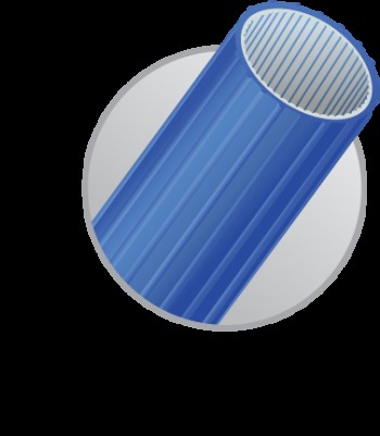 Ribbed In or Out Duct