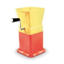 प्लास्टिक पीली और लाल मिर्च कटर