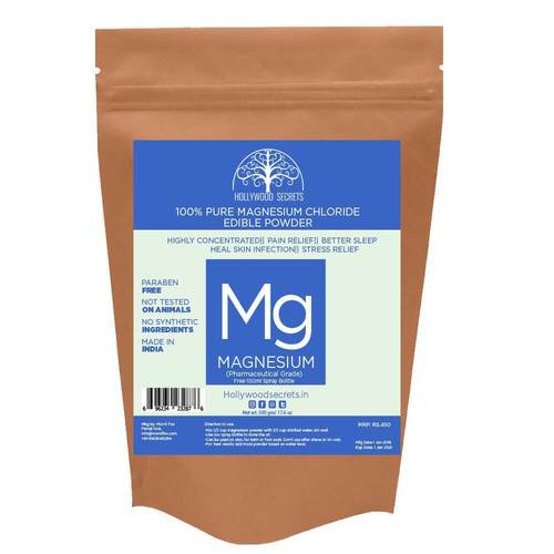 100% Pure Magnesium Chloride Powder (500 Gms) Usage: For External And Internal Use.