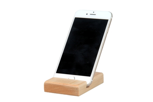 Chisel Karft Wooden Mobile Stand