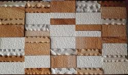 Teak And Mint Sandstone Decorative Wall Cladding Mosaic Tile Thickness: 14Mm+ Millimeter (Mm)