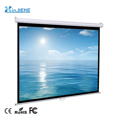 Wall Mounted Manual Projector Projection Screen Use: Dlp