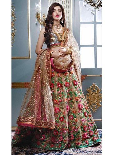 maroon heavy bridal lehenga