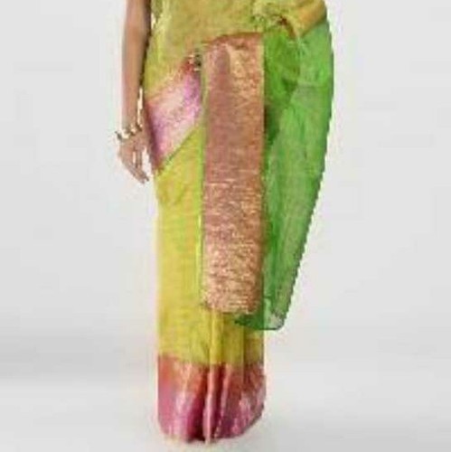 Ladies Beautiful Partywear Saree - 100% Cotton Fabric | Versatile for Rainy Spring Summer and Winter Seasons