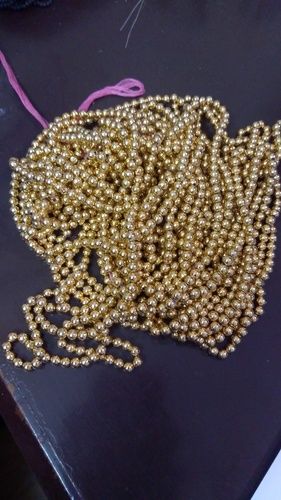 Round Light Weight Lose Golden Beads