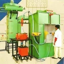 Green Statfield Powder Coating Booth And Multicyclone