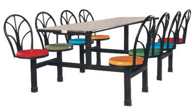 Precisely Made Cafeteria Table Chair