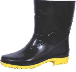 Black Saftey Gumboot