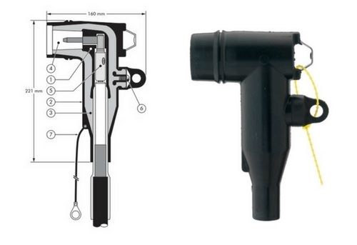 24Kv Outdoor Termination Kit Application: Separable Elbow Connectors