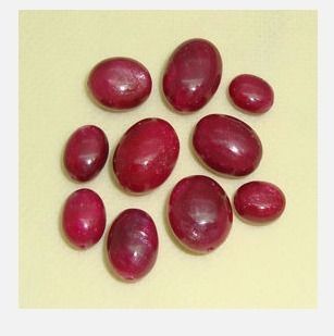 Fine Finish Ruby Beads