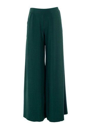 Washable Green Palazzo For Womens