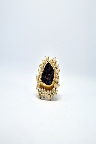 Ladies Party Wear Agate Ring