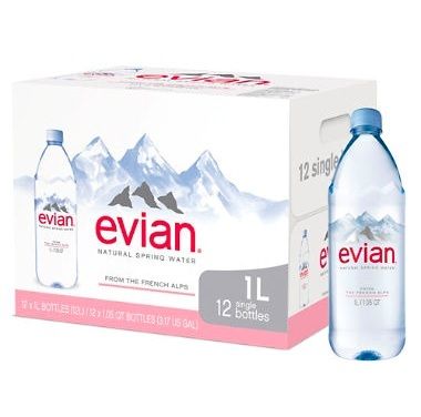 Natural Spring Mineral Water (Evian)