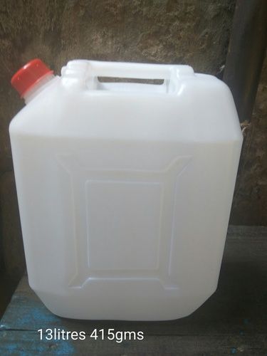 White Blue Black Plastic Jerry Can 13 Litre