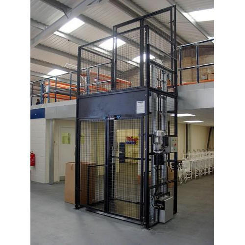 Warehouse Caged Goods Lift