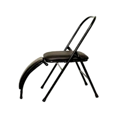 Black Metal Yoga Chair