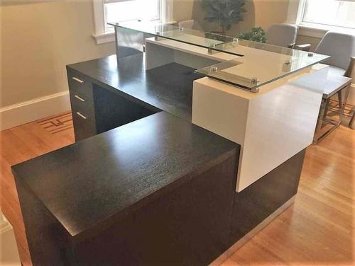 Customized Modular Wooden Office Reception Tables