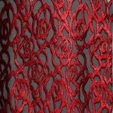 Red Color Fancy Fabrics