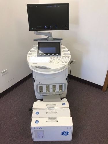 Used Ge Voluson E10 BT16 Ultrasound System with 4 probes