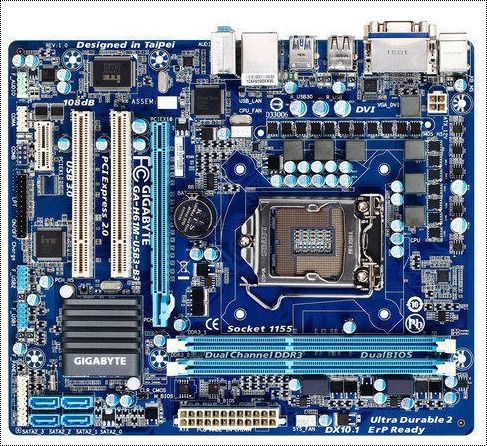 Intel Gigabyte H61 Desktop Motherboard