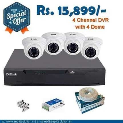 4 Channel Dvr Cctv Camera For Security Application: Restaurant