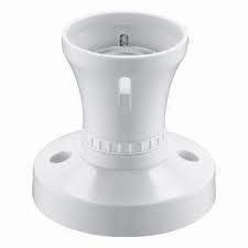 Electric White Holder For Bulb