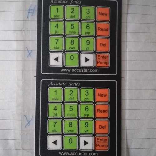 Industrial Controller Membrane Keypad