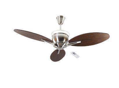 Florina 1320 Mm Sweep Brushed Nickel Ceiling Fans At Best