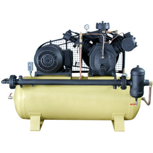 Silver Lower Maintenance Reciprocating Compressor