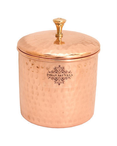 Dry Fruits Pure Copper Box (4.0" X 3.8")