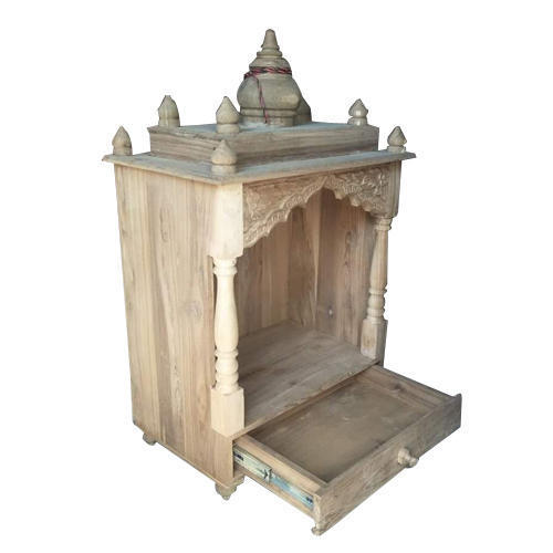 Polished Teak Wood Temple