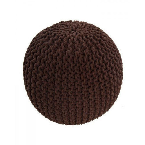 Round Cotton Pouffe Footstool