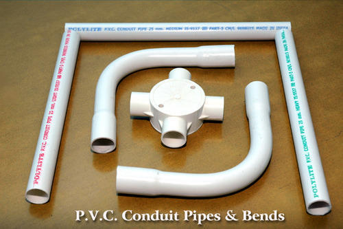 White Tough Structure Pvc Conduit Pipe