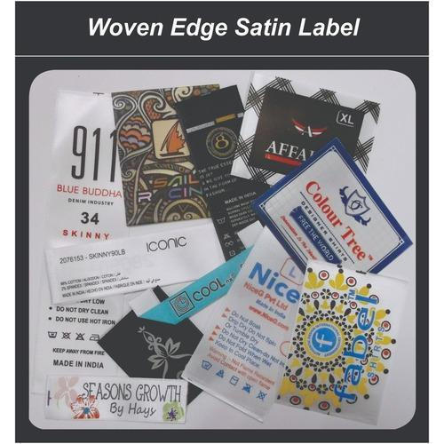 satin labels