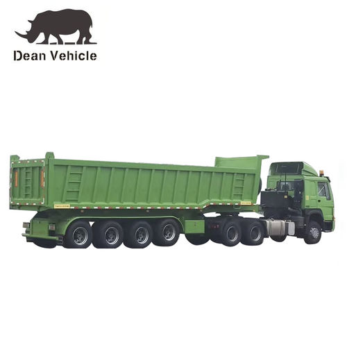 Aluminum/alloy 4 Axle 40cbm Heavy Duty Dump Trailer