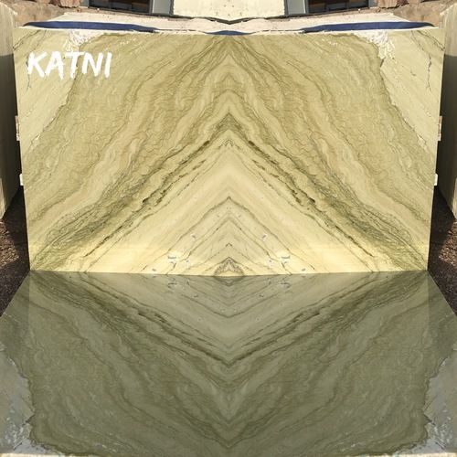 Cream Creamish And Greenish Effect Katni Marble