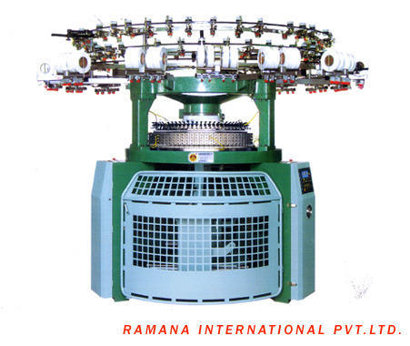 Inter Lock Double Knit And Rib Knitting Machine