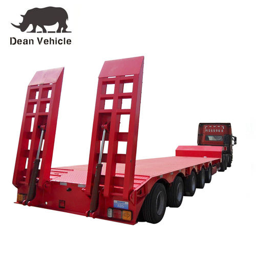 5 Axle Low Flatbed Semi Trailer