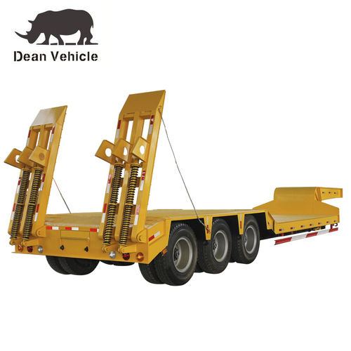 Aluminum/Alloy 800Mm Height Platform Low Loader Semi Trailer